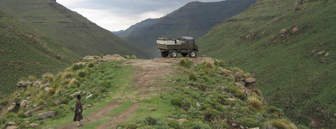 Unimog U1300L in Lesthoto